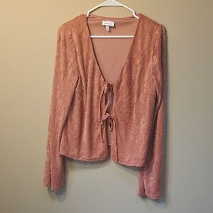 Willow & Root From The Buckle tie Front Cardigan